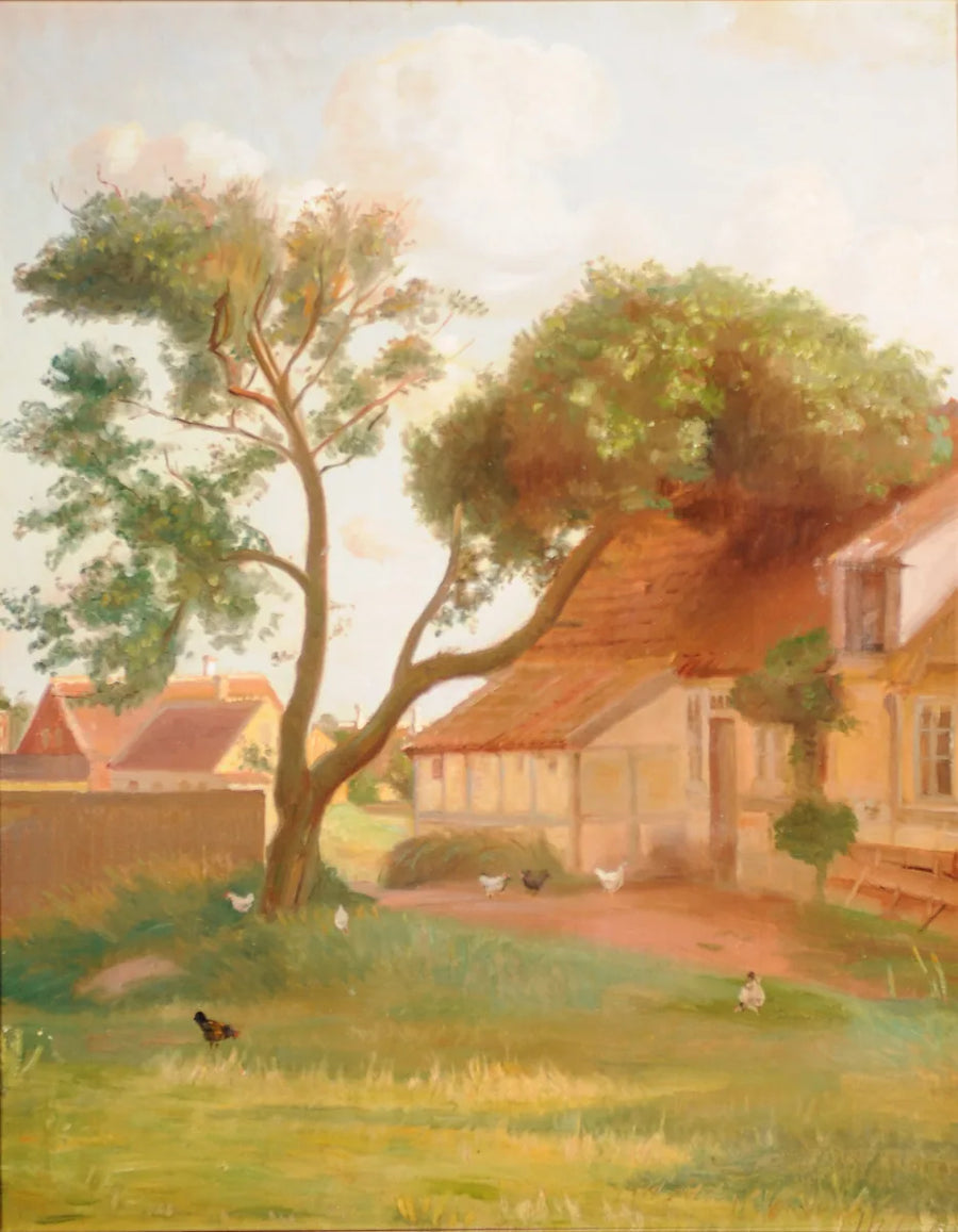 The old bakery in Skagen. -Michael Peter Ancher