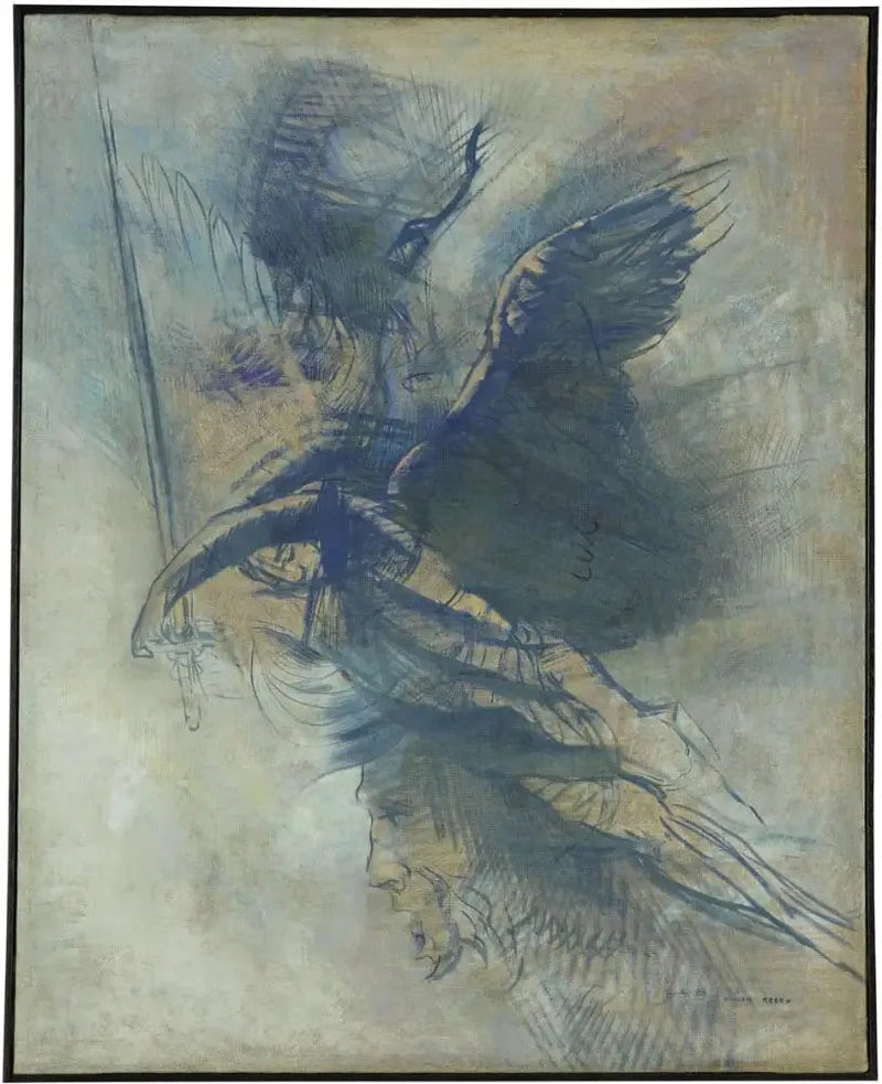 The Warrior Angel - Odilon Redon