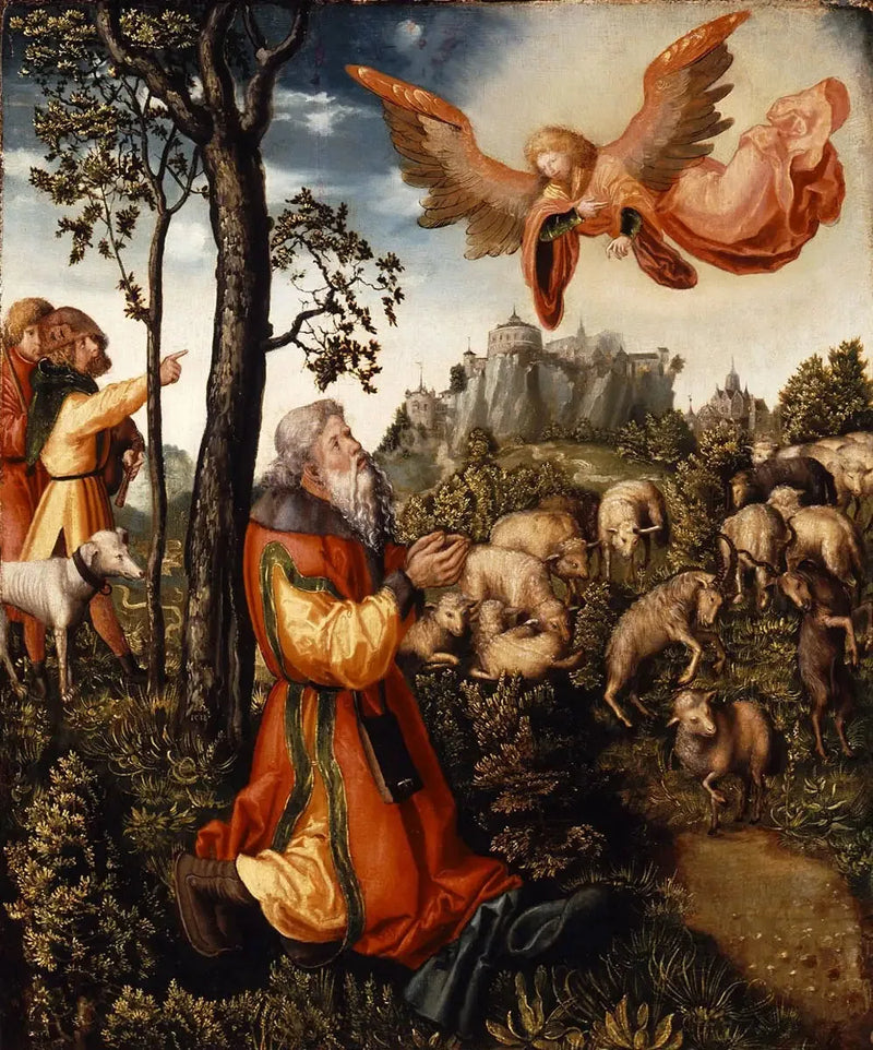 The Annunciation to Joachim - Lucas Cranach the Elder