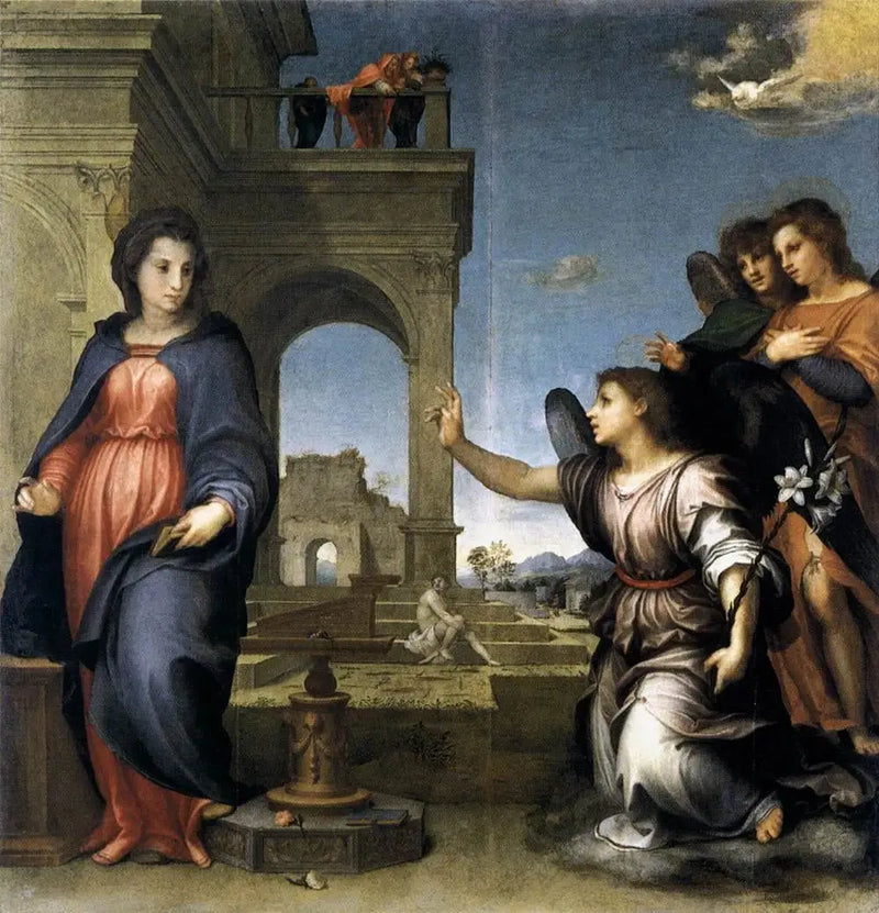 The Annunciation to Mary - Andrea del Sarto