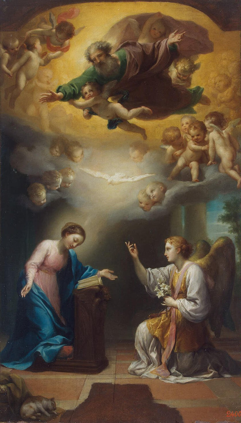 The Annunciation - Anton Raphael Mengs