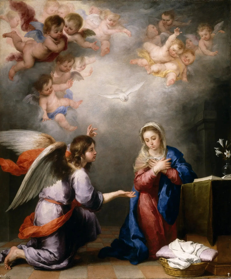 The Annunciation - Bartolomé Esteban Murillo