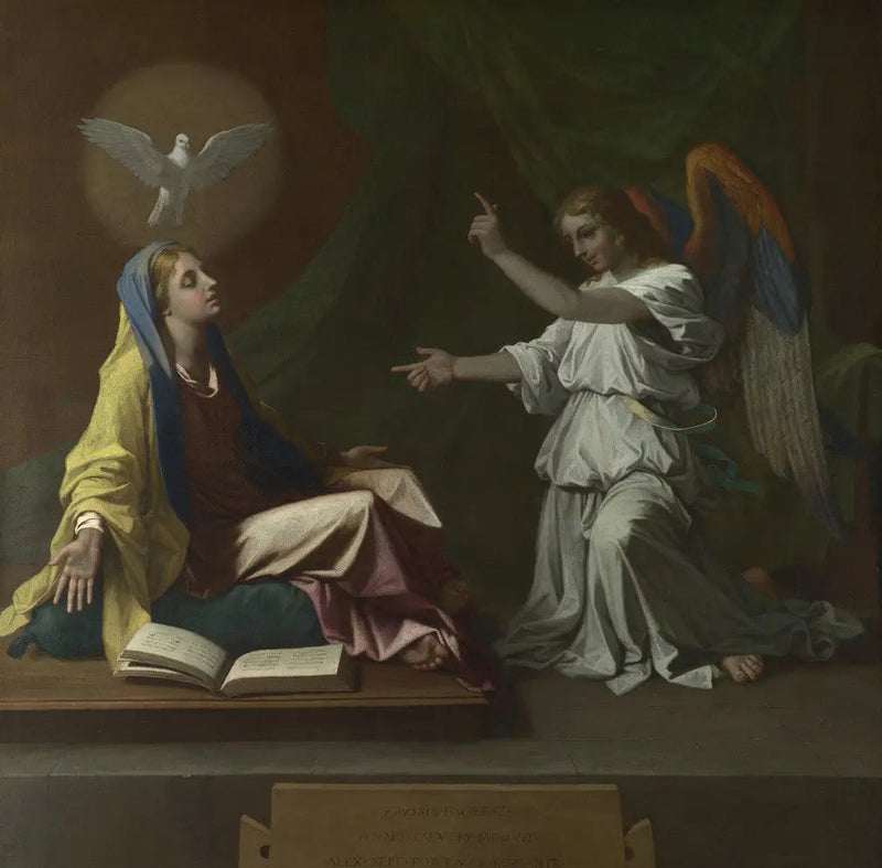 The Annunciation - Nicolas Poussin