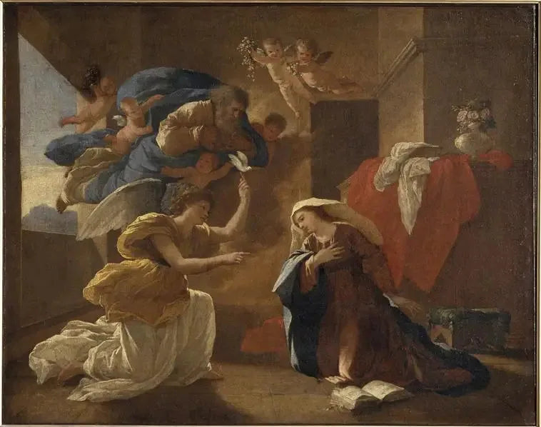 The Annunciation - Nicolas Poussin