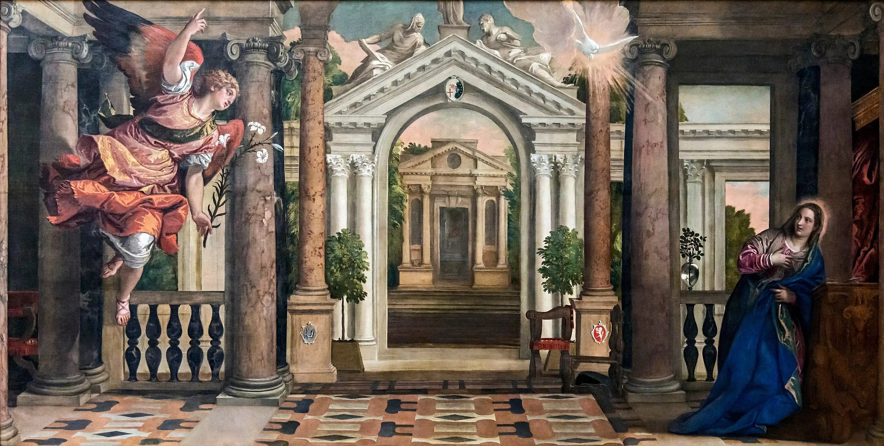 L'Annonciation - Paul Véronèse image 1 reproduction de peinture à l’huile