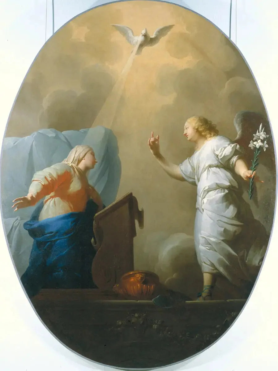 L'Annonciation - Pierre Subleyras image 1 reproduction de peinture à l’huile