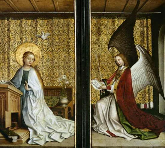 The Annunciation - Stefan Lochner