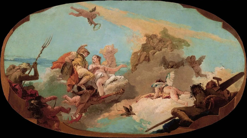 The Apotheosis of Admiral Vettor Pisani - Giovanni Battista Tiepolo