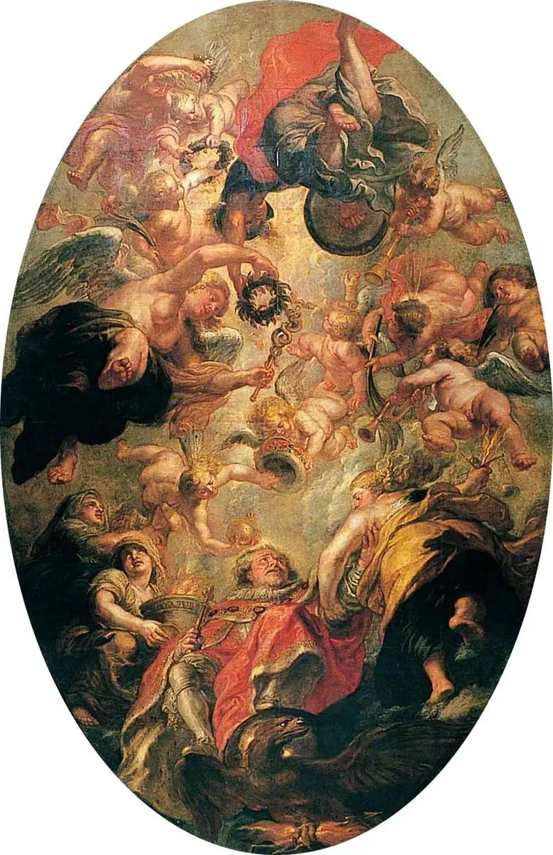 The Apotheosis of James I - Peter Paul Rubens
