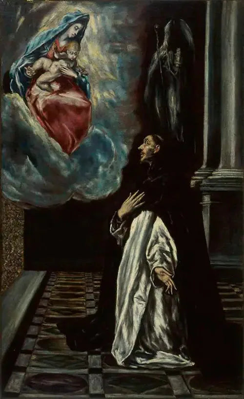 The Apparition of the Virgin to Saint Hyacinth - El Greco