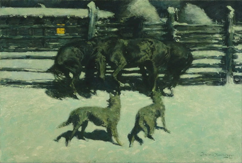 The Call to Help - Frederic Remington