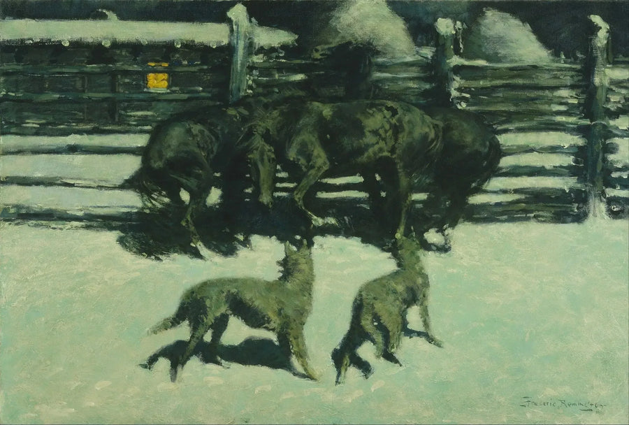 The Call to Help - Frederic Remington