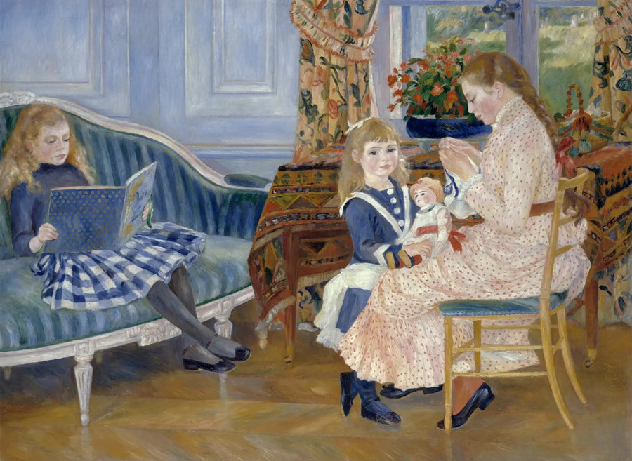 The Afternoon of the Children at Wargemont - Pierre-Auguste Renoir