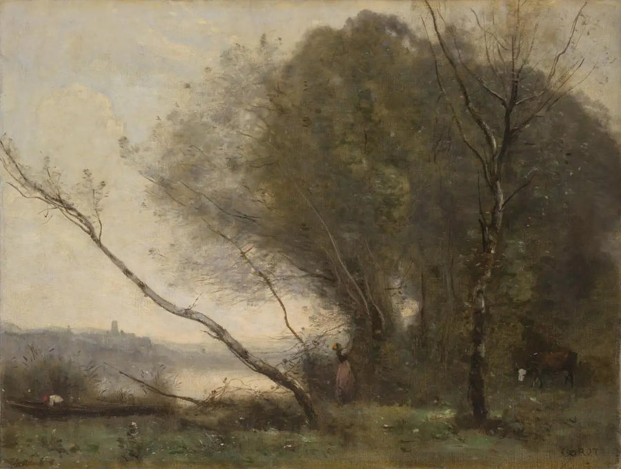 The Bent Tree - Jean-Baptiste Camille Corot
