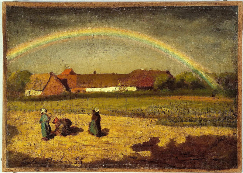The Rainbow at Courrières - Jules Breton