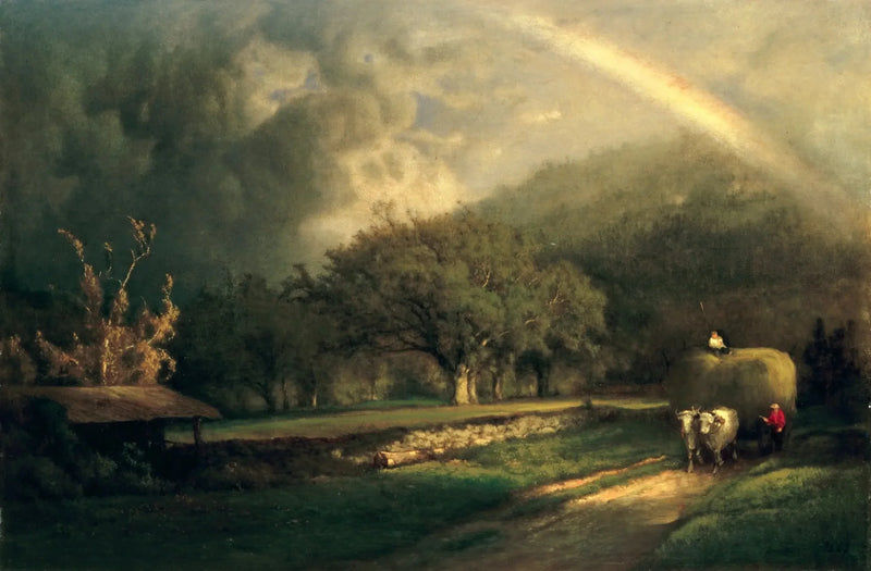 The Rainbow in the Berkshire Hills - George Inness