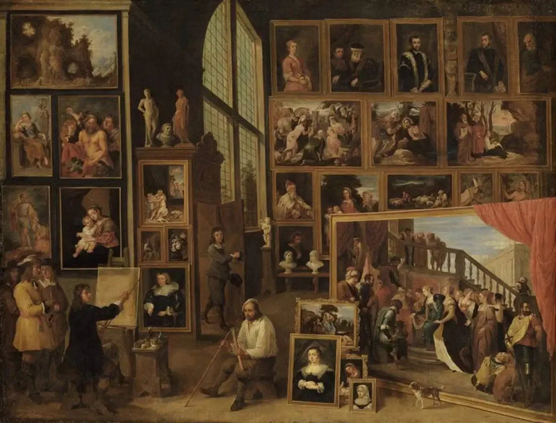 The Archduke Leopold-Guillaume in his gallery in Brussels (I) - David Teniers the Younger