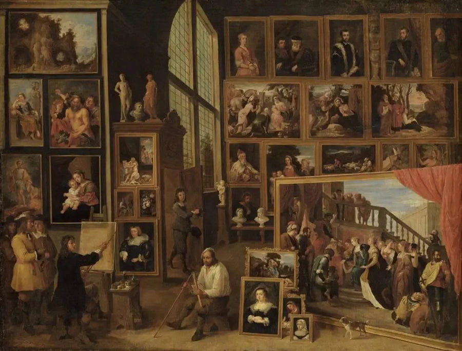 The Archduke Leopold-Guillaume in his gallery in Brussels (I) - David Teniers the Younger