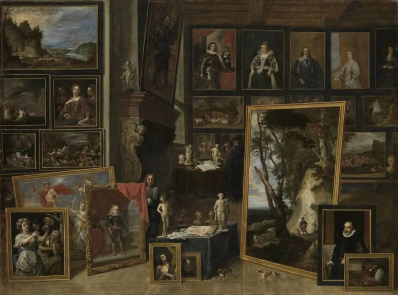 The Archduke Leopold-Guillaume in his gallery in Brussels (II) - David Teniers the Younger