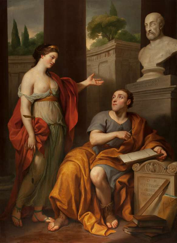 The architect and his muse. Portrait of James Caulfield, Lord Charlemont - Anton Raphael Mengs