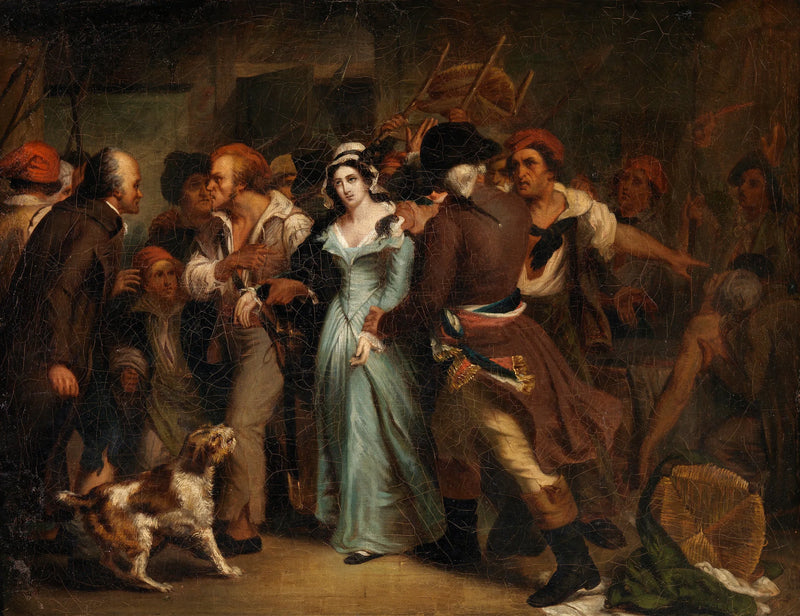 The Arrest of Charlotte Corday - Ary Scheffer