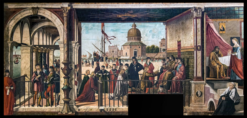 The Arrival of the English Ambassadors at the Court of the King of Brittany - Vittore Carpaccio