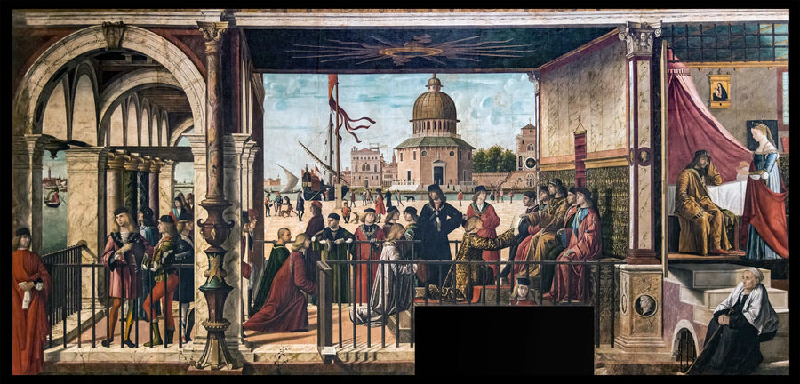 The Arrival of the English Ambassadors at the Court of the King of Brittany - Vittore Carpaccio