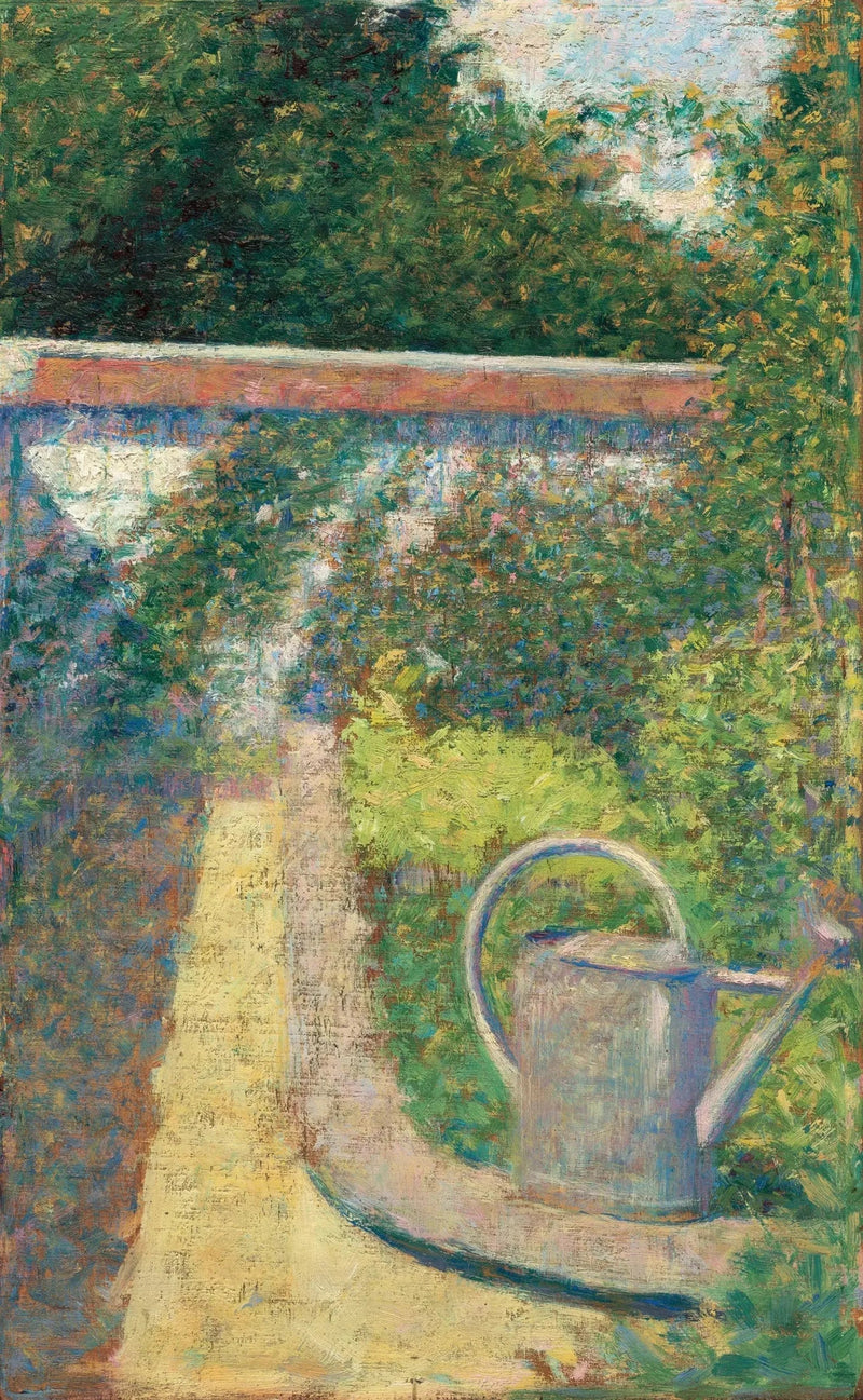The Watering Can - Garden of Raincy - Georges Seurat