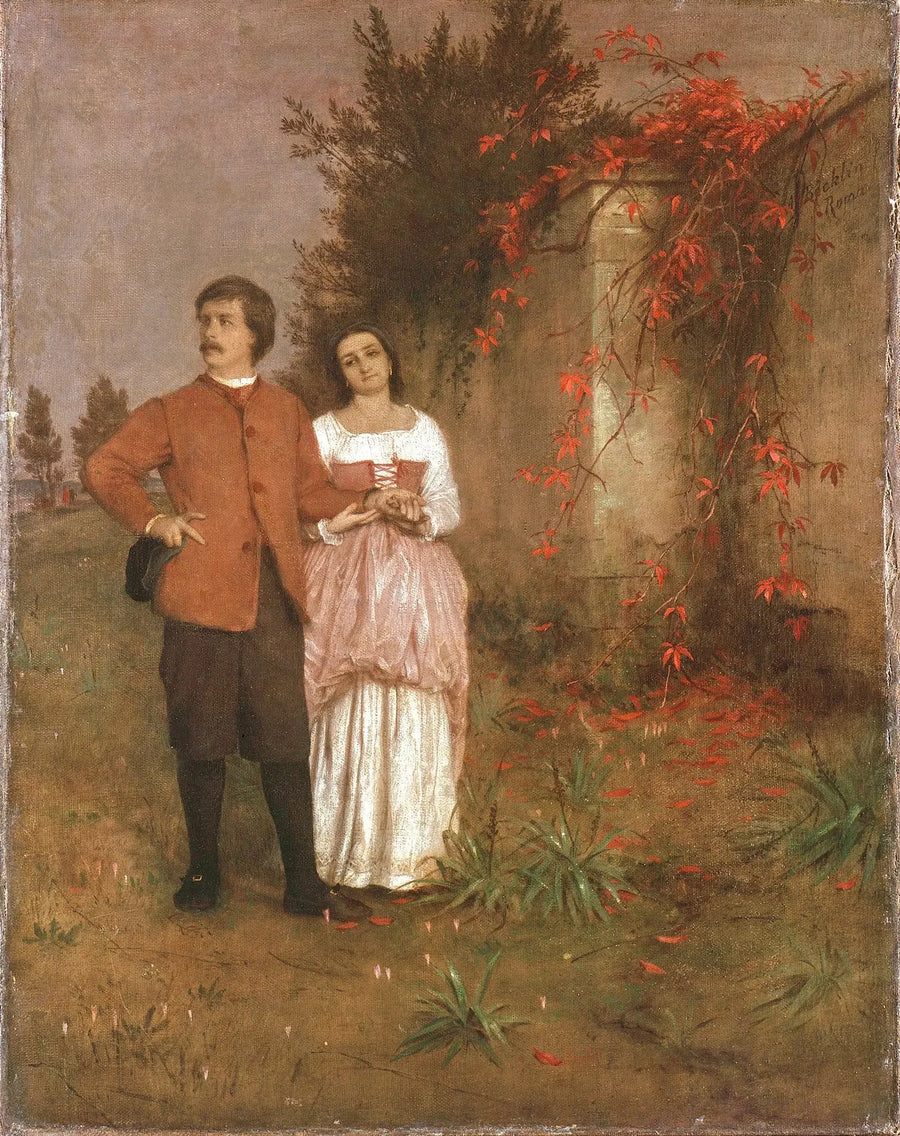The artist and his wife - Arnold Böcklin