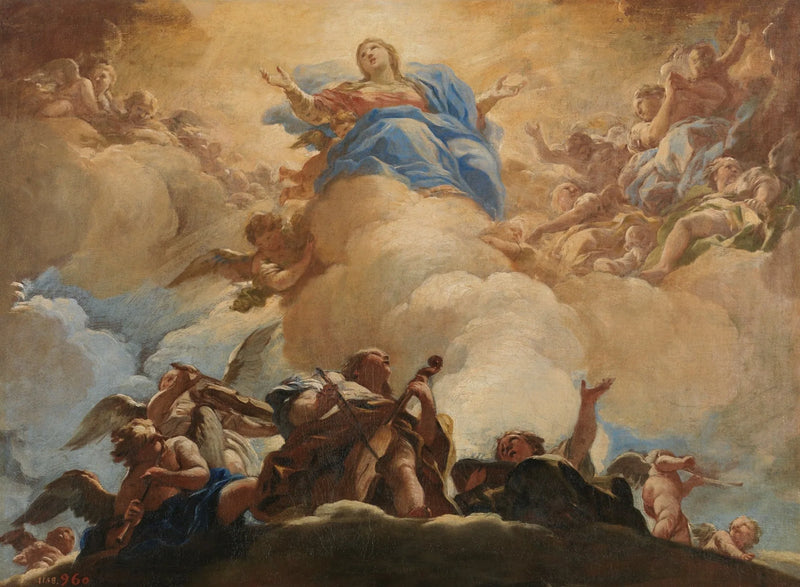 The Assumption of the Virgin - Luca Giordano