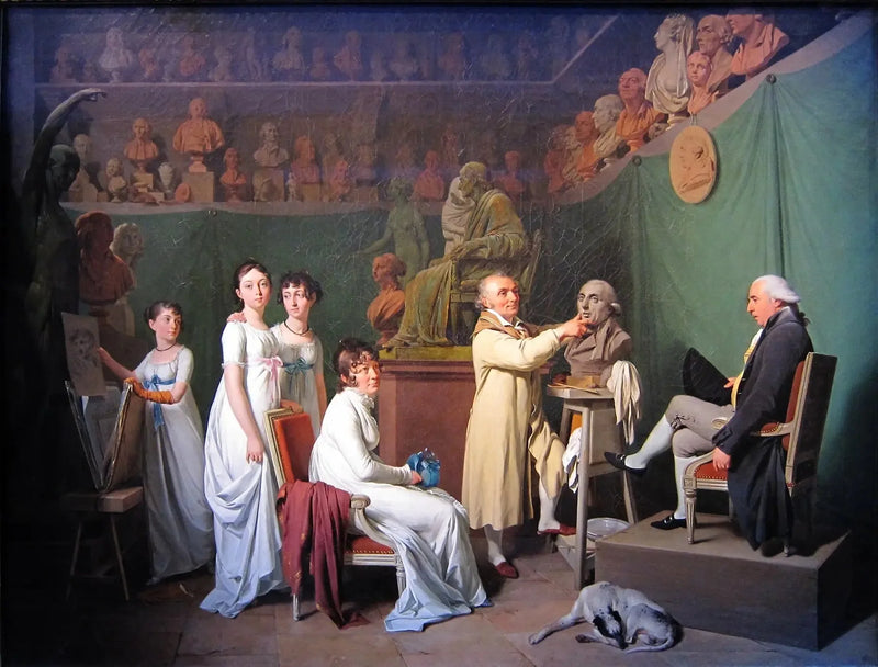 The Houdon Workshop - Louis-Léopold Boilly