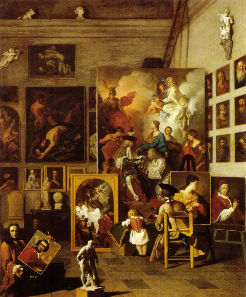 The Painter's Studio - Pierre Subleyras