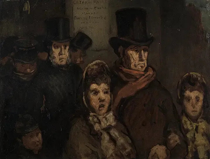 The Waiting - Honoré Daumier