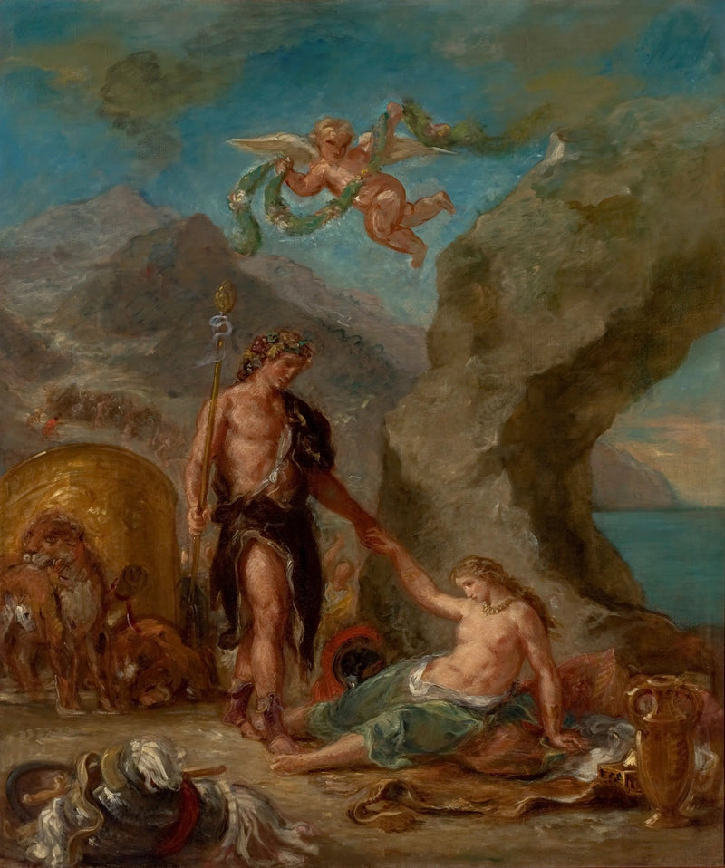 Autumn - Bacchus and Ariadne - Eugène Delacroix