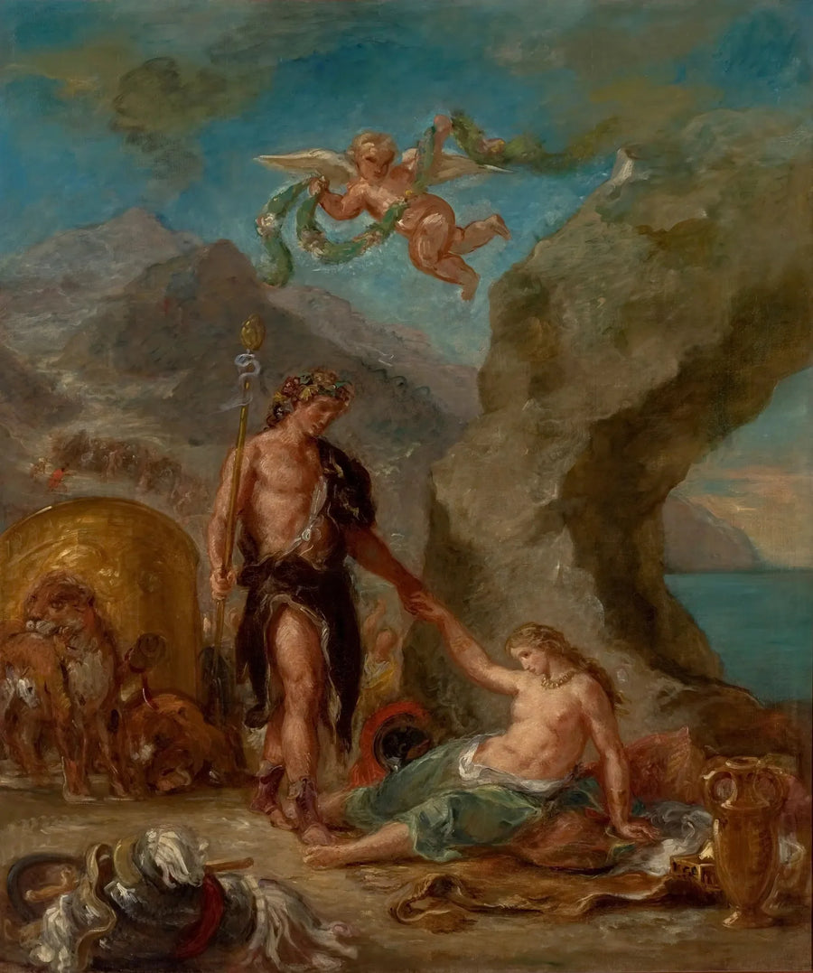 Autumn - Bacchus and Ariadne - Eugène Delacroix
