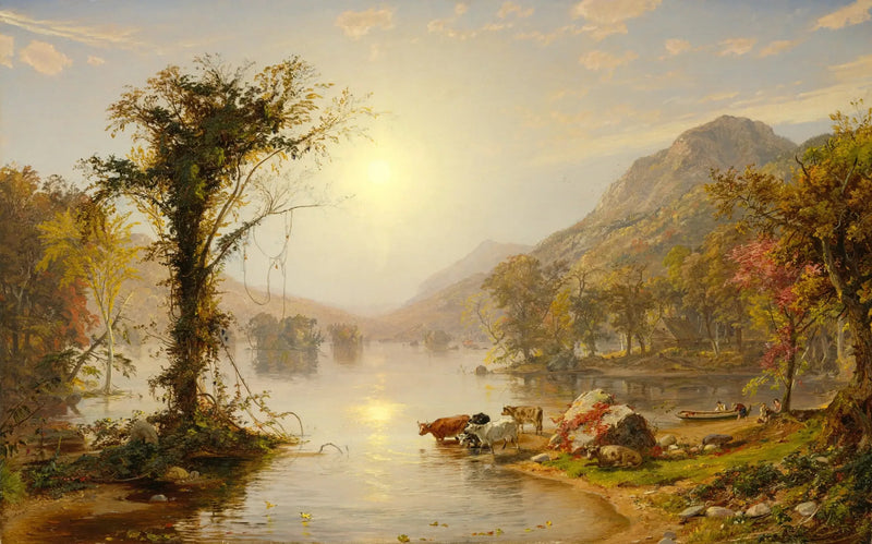 Autumn on Greenwood Lake - Jasper Francis Cropsey