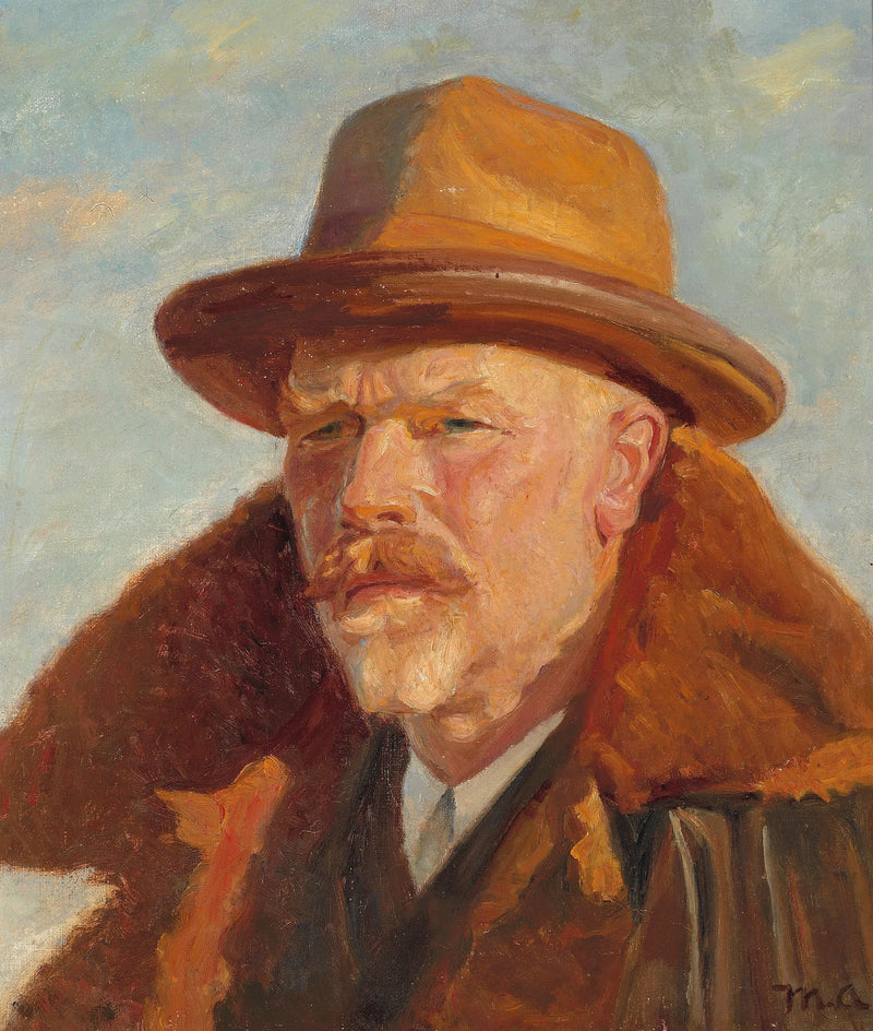 The artist's self-portrait. - Michael Peter Ancher