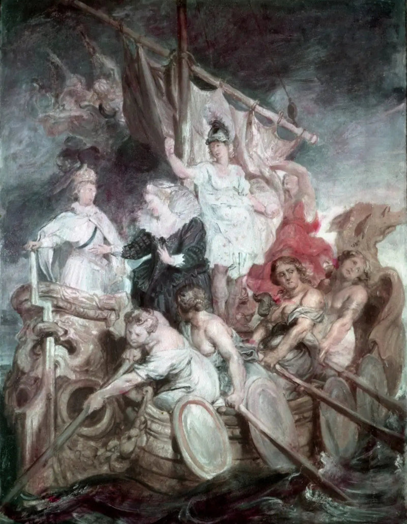 The advent of the majority of Louis XIII - Peter Paul Rubens