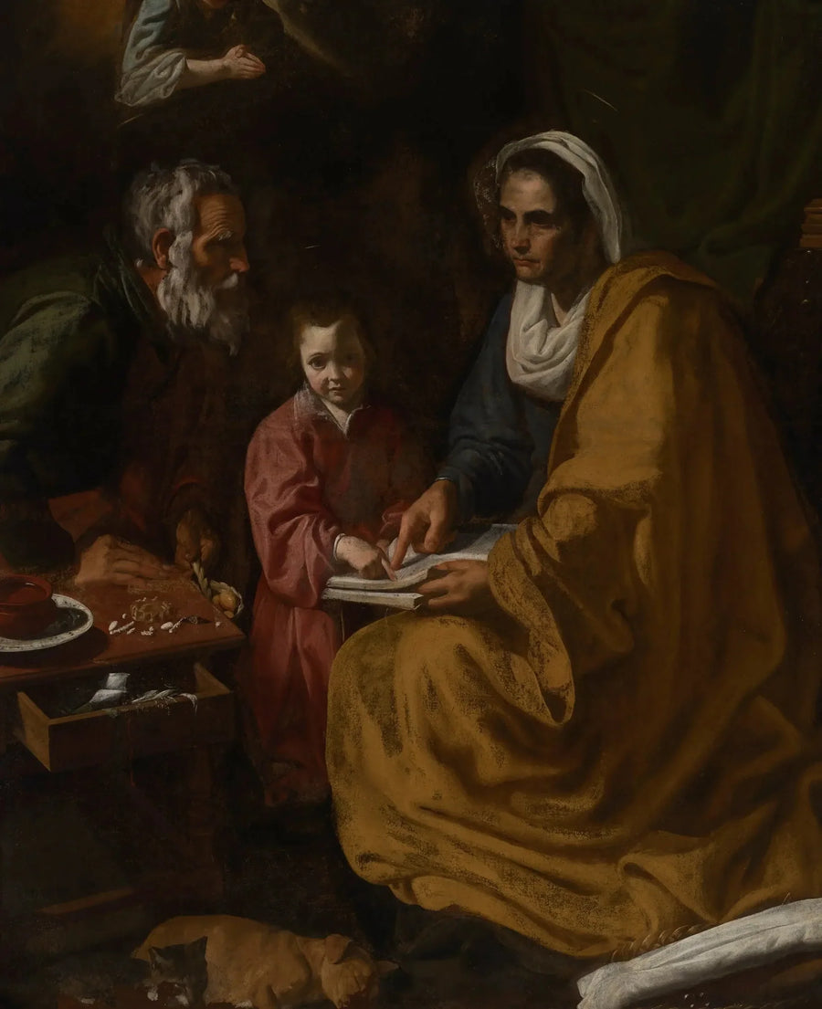 The Education of the Virgin - Diego Velázquez