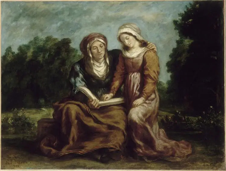 The Education of the Virgin - Eugène Delacroix