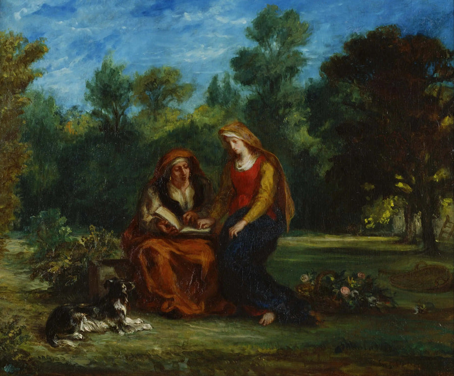 The Education of the Virgin - Eugène Delacroix