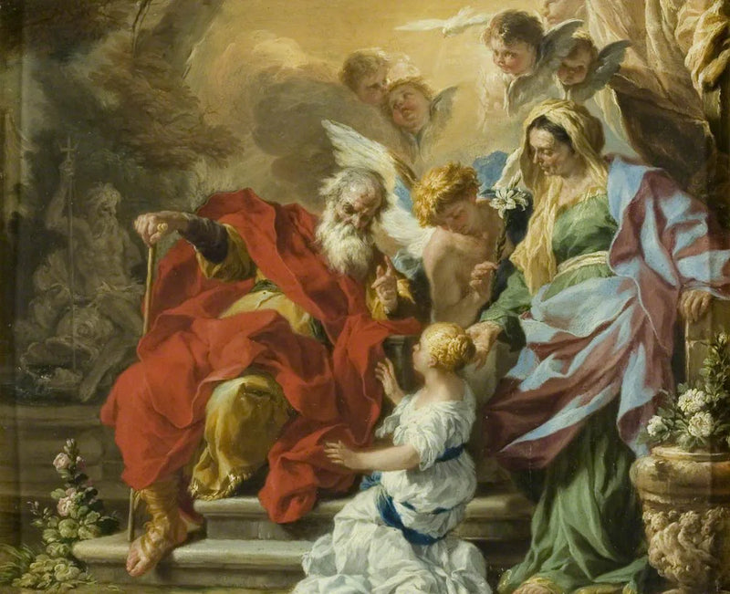 The Education of the Virgin - Francesco Solimena