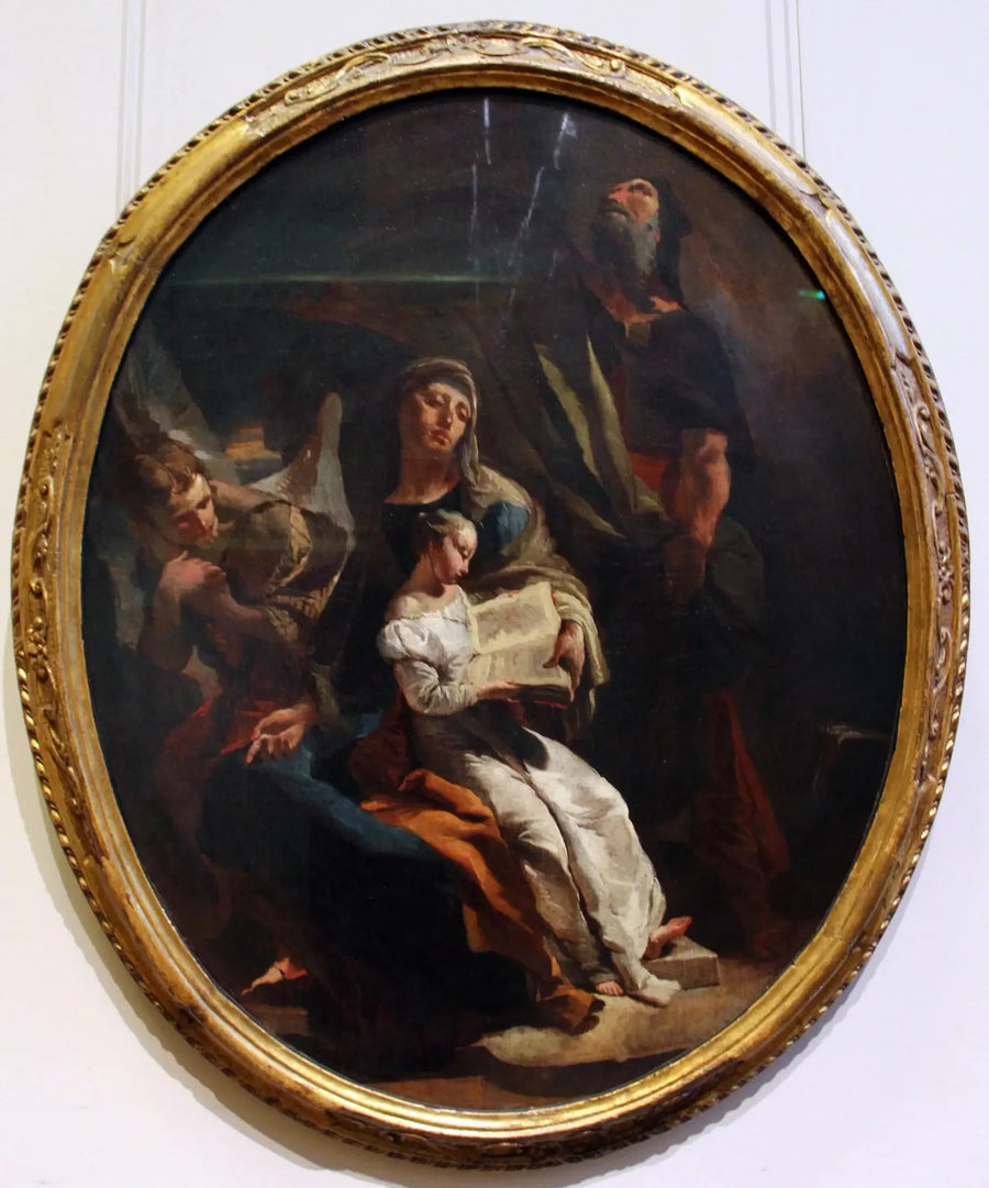 The Education of the Virgin - Giovanni Battista Tiepolo