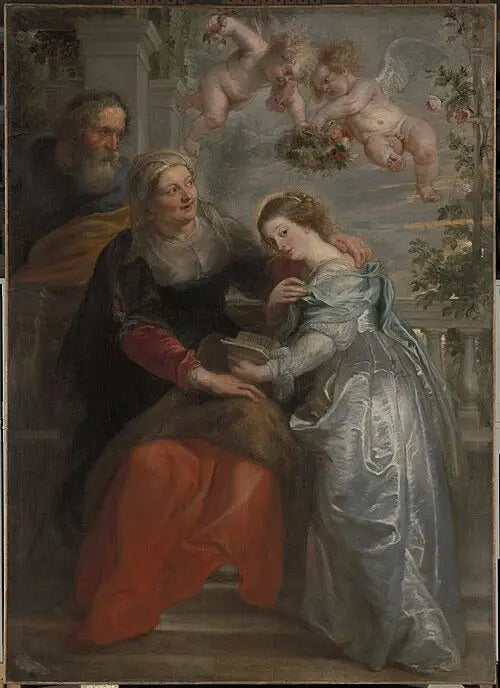 The Education of the Virgin - Peter Paul Rubens