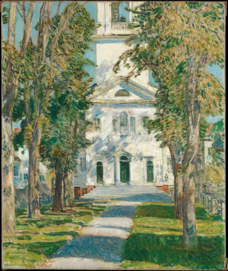 The Gloucester Church - Childe Hassam