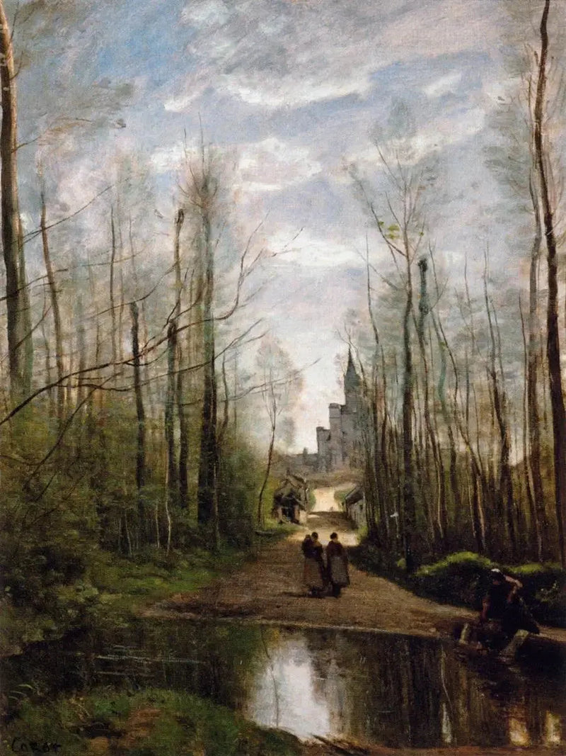 The Church of Marissel - Jean-Baptiste Camille Corot