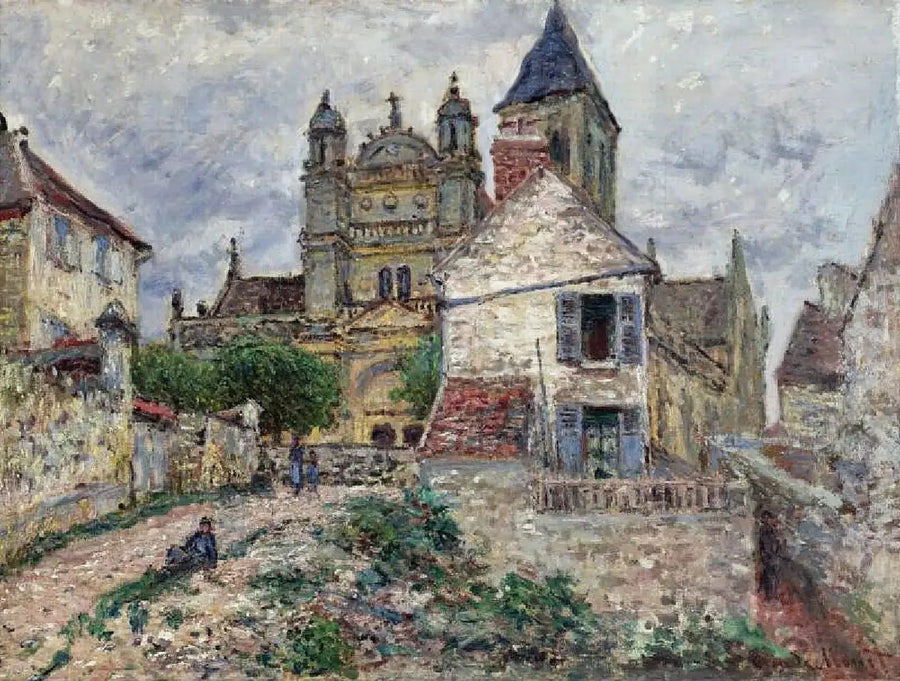 The Church at Vetheuil - Claude Monet