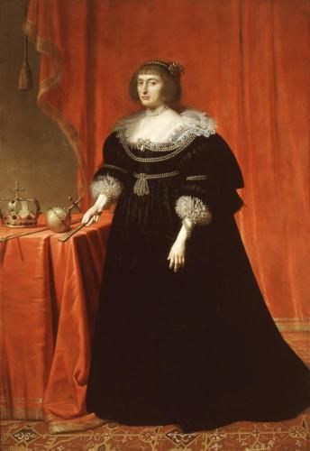 Elisabeth Stuart the Electress in the role of the Queen of Bohemia - Gerrit van Honthorst