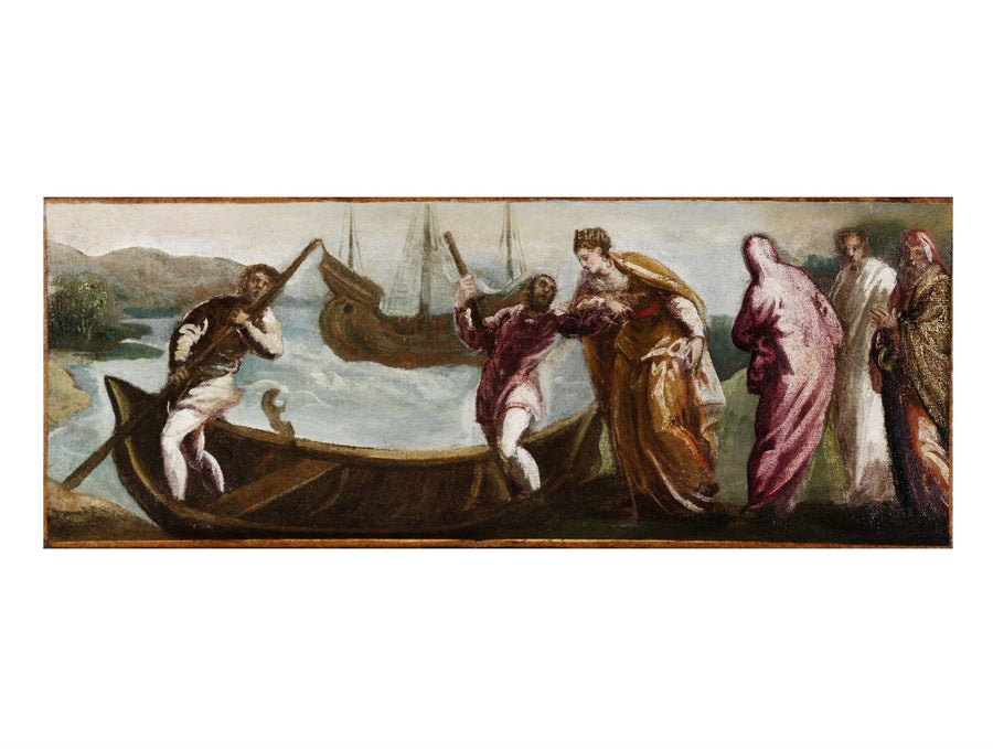 Sainte-Hélène Embarkation to the Holy Land - Jacopo Tintoretto