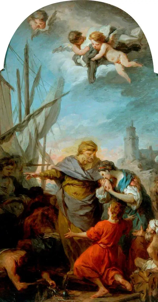 The Embarkation of Saint Paul for the Holy Land - Pierre Subleyras